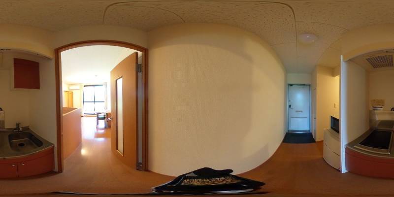 パノラマ画像キッチン