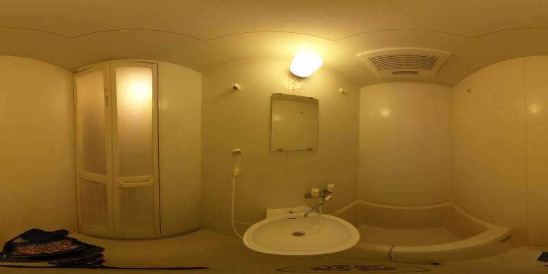 パノラマ画像バスルーム