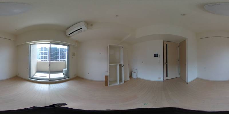 パノラマ画像寝室