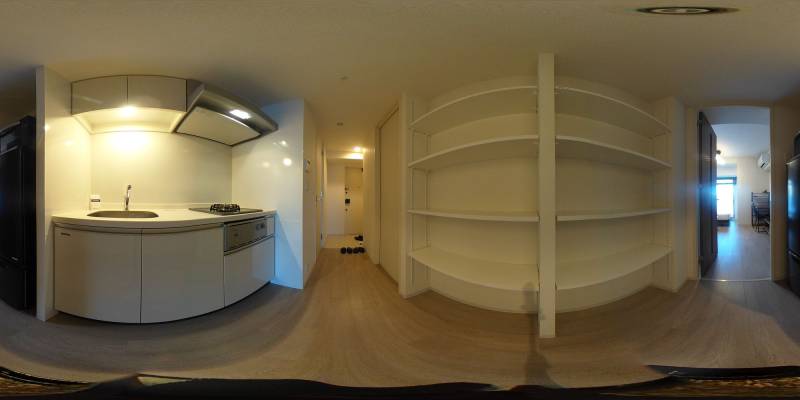 パノラマ画像キッチン