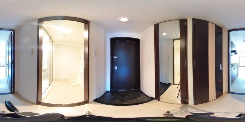 パノラマ画像玄関