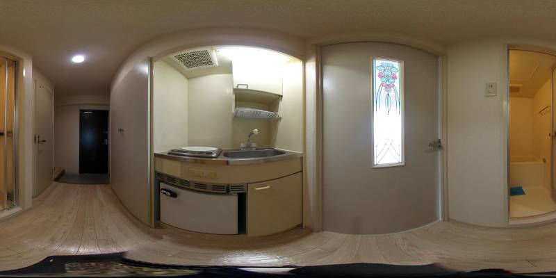 パノラマ画像キッチン