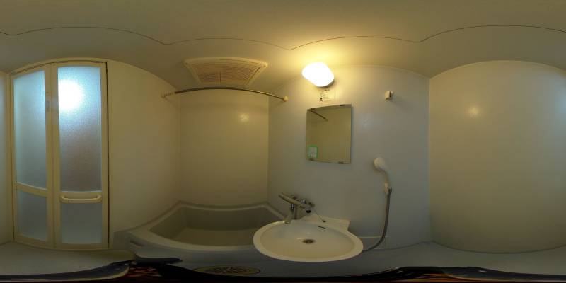 パノラマ画像バスルーム