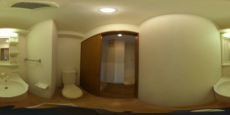 パノラマ画像洗面所