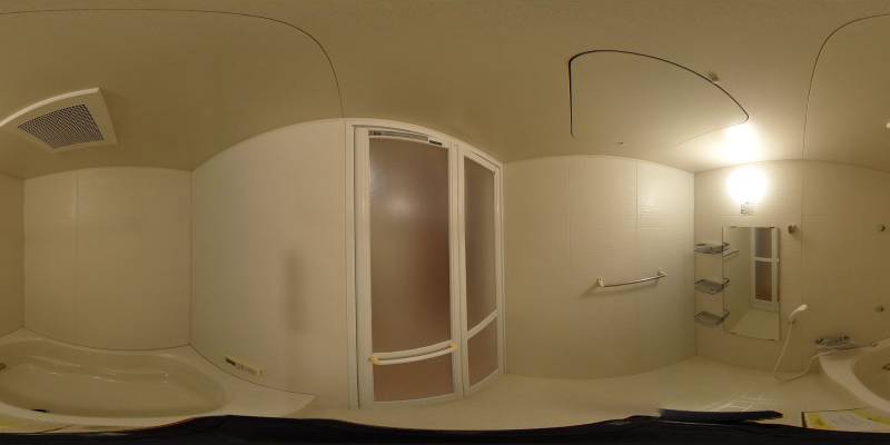 パノラマ画像バスルーム