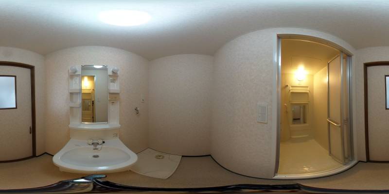 パノラマ画像洗面所