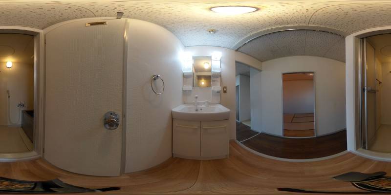 パノラマ画像洗面所