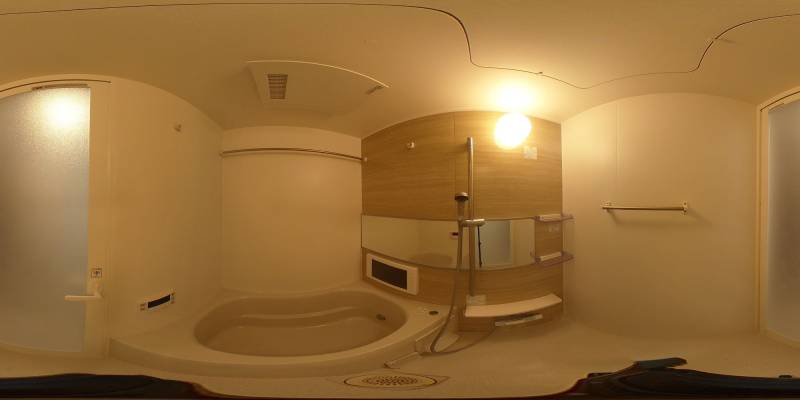 パノラマ画像バスルーム