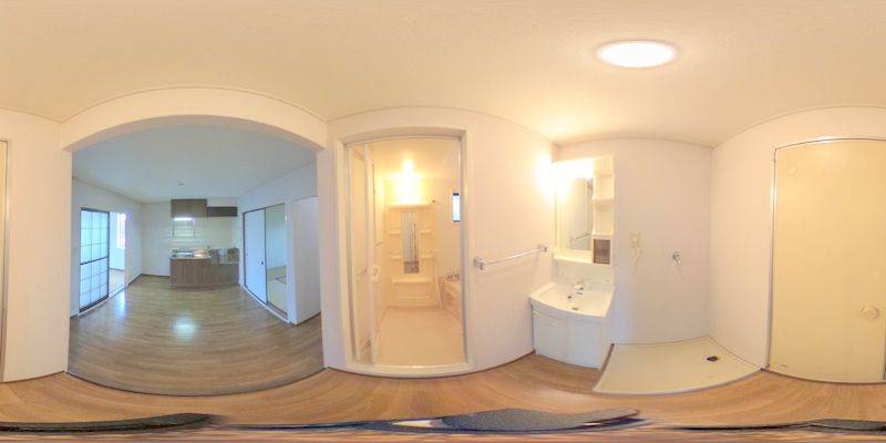 パノラマ画像洗面所