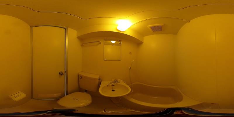 パノラマ画像バスルーム