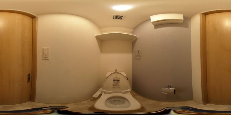 パノラマ画像トイレ