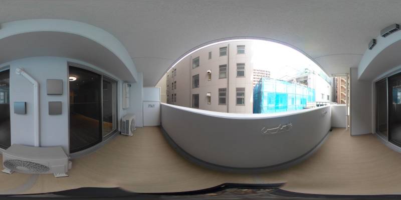 パノラマ画像バルコニー