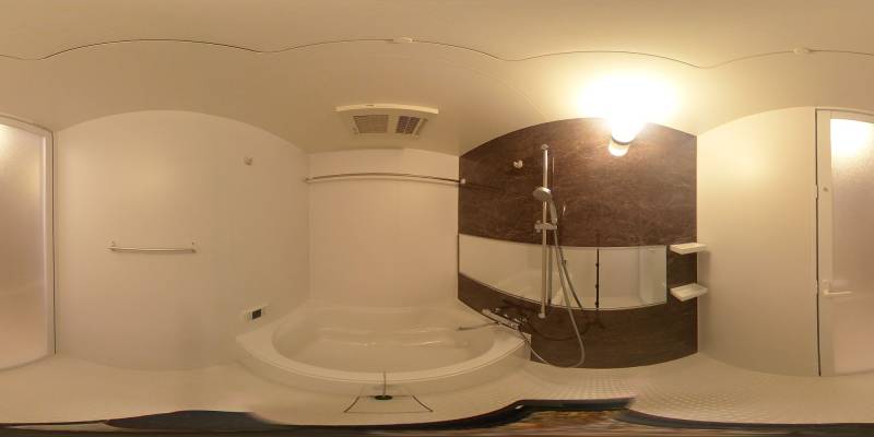 パノラマ画像バスルーム