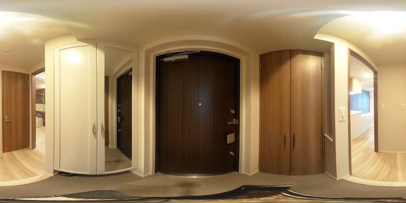 パノラマ画像玄関