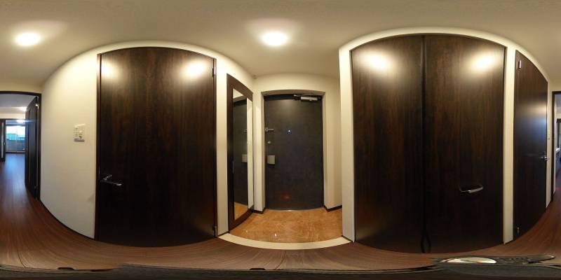 パノラマ画像玄関