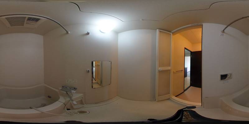 パノラマ画像バスルーム