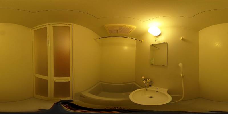 パノラマ画像バスルーム