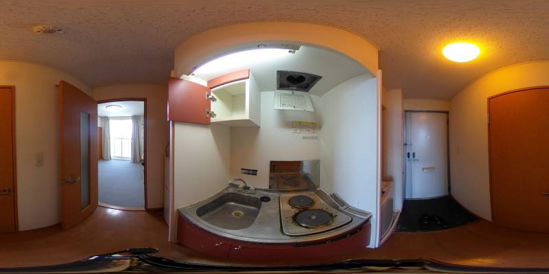 パノラマ画像キッチン