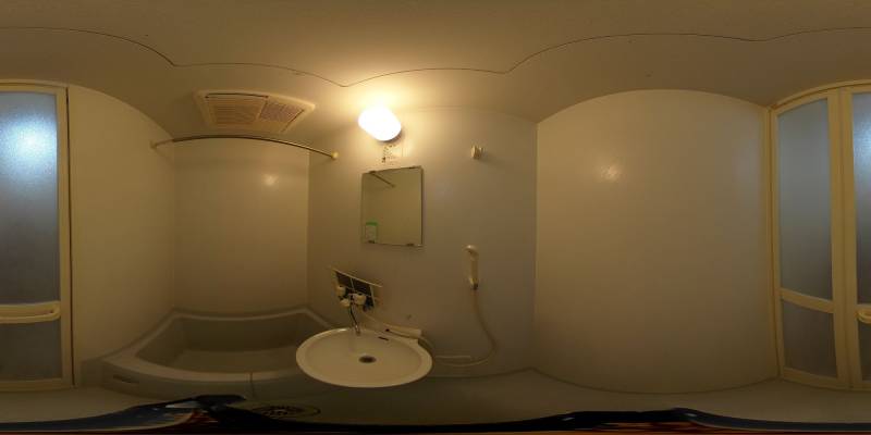 パノラマ画像バスルーム