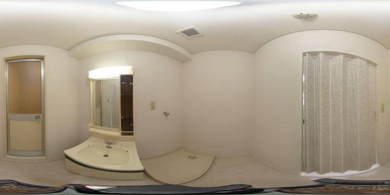 パノラマ画像洗面所