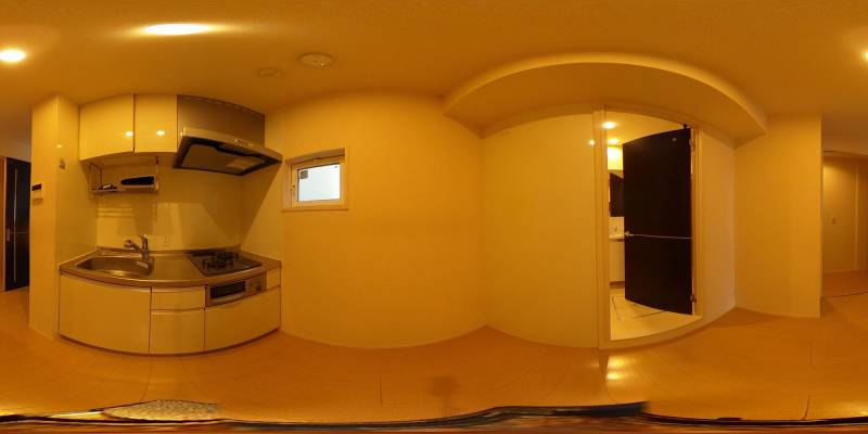 パノラマ画像キッチン