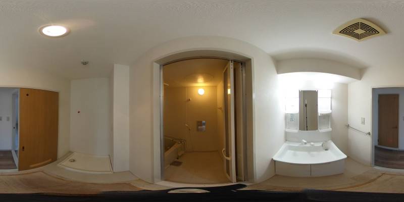 パノラマ画像バスルーム