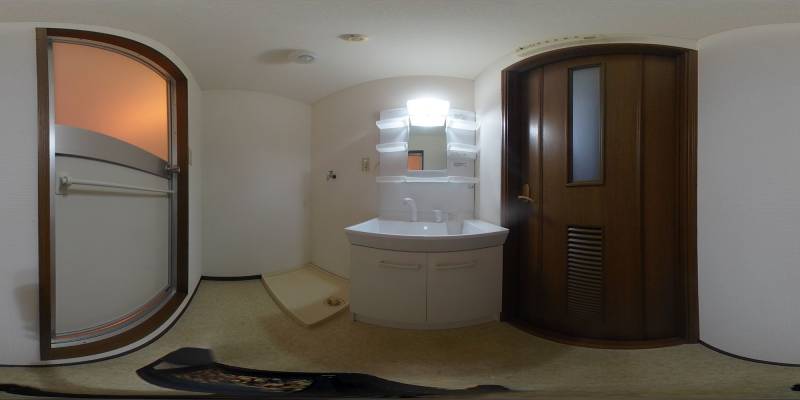 パノラマ画像洗面所