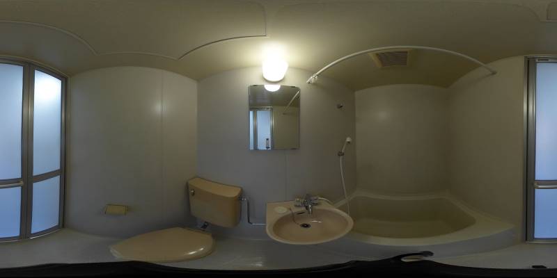 パノラマ画像バスルーム