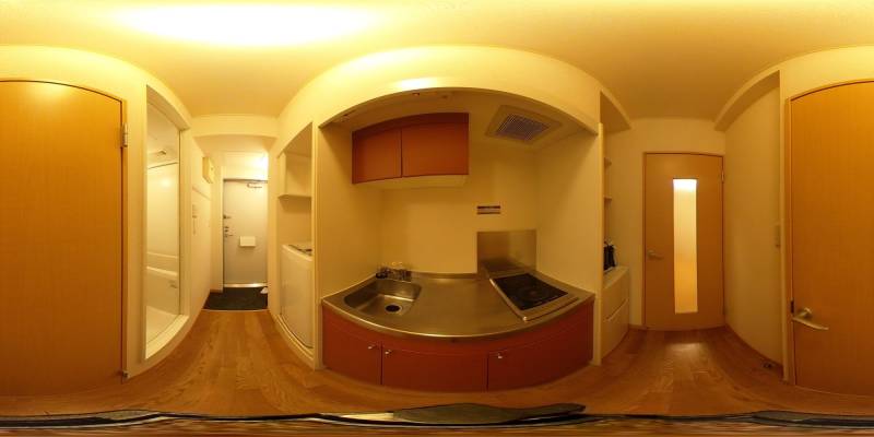 パノラマ画像キッチン