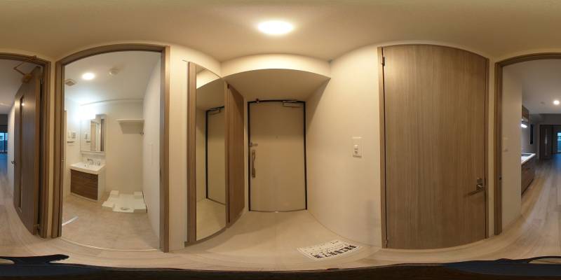 パノラマ画像玄関