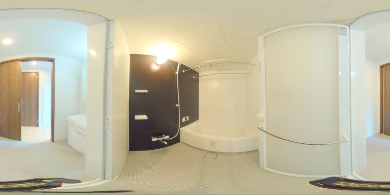 パノラマ画像バスルーム