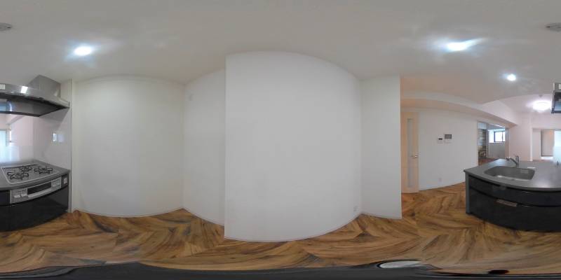 パノラマ画像キッチン