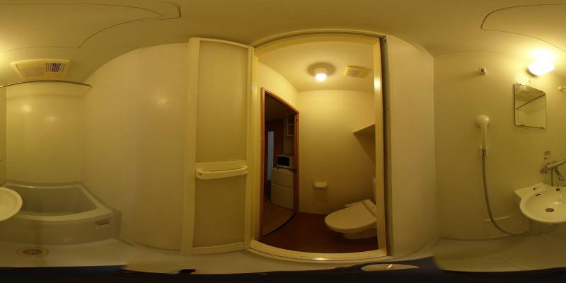 パノラマ画像バスルーム