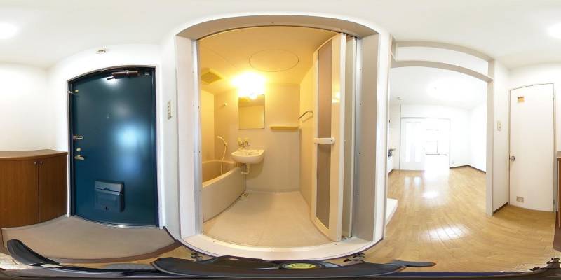 パノラマ画像バスルーム