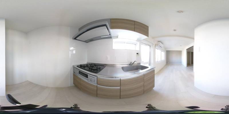 パノラマ画像キッチン