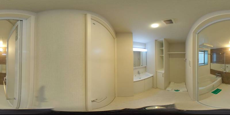 パノラマ画像バスルーム