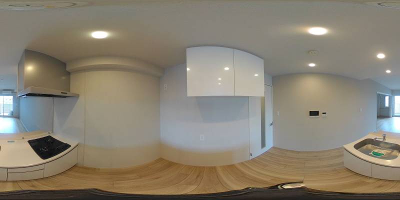 パノラマ画像キッチン