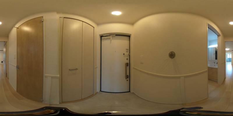 パノラマ画像玄関