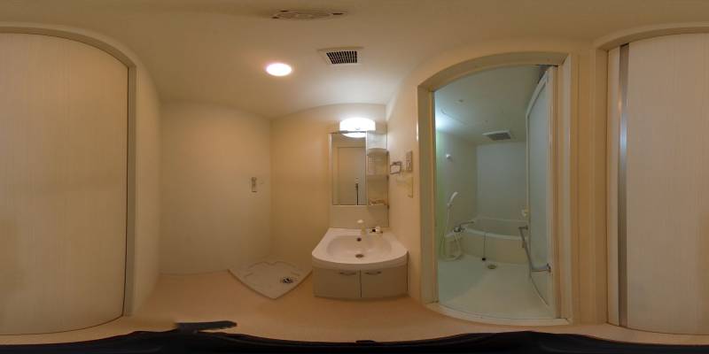 パノラマ画像洗面所