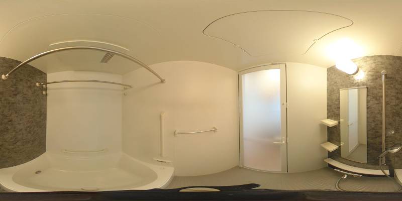 パノラマ画像バスルーム