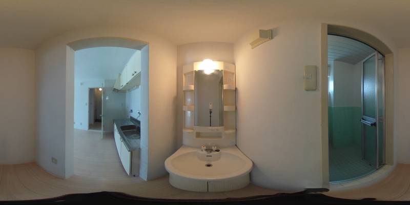 パノラマ画像洗面所