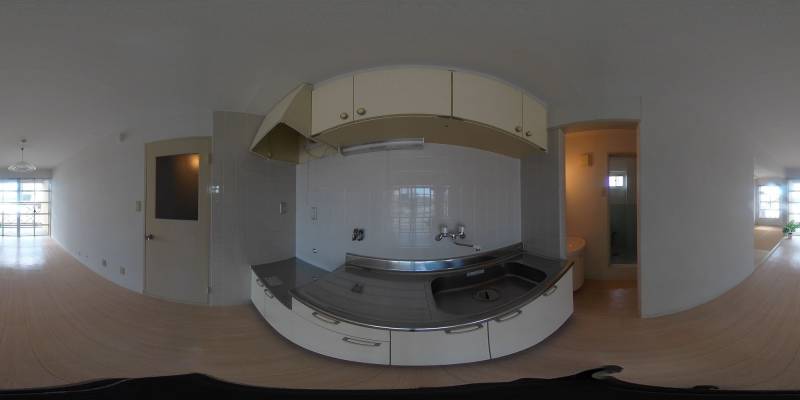 パノラマ画像キッチン