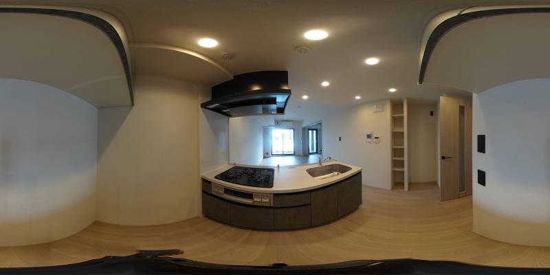 パノラマ画像キッチン