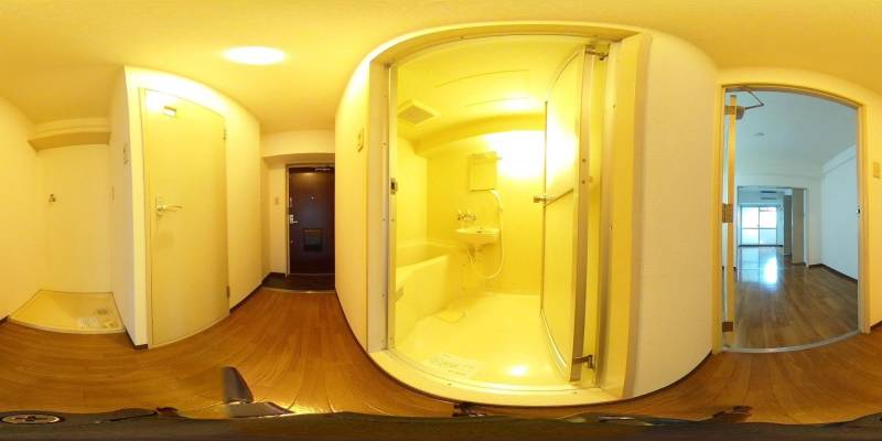 パノラマ画像バスルーム