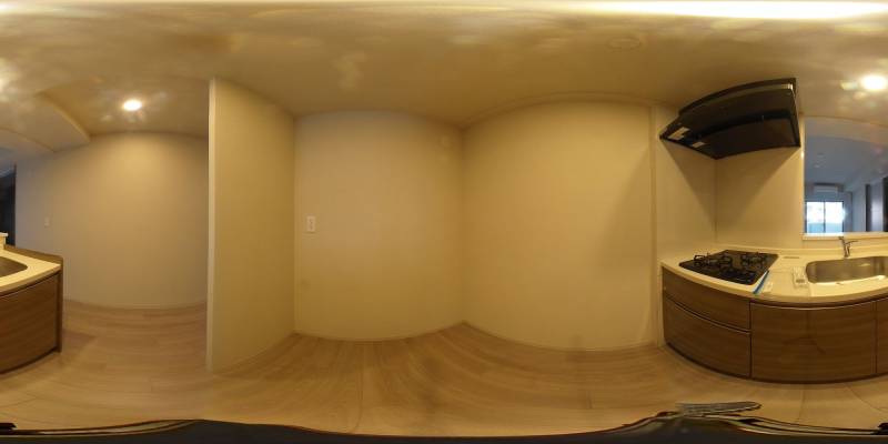 パノラマ画像キッチン