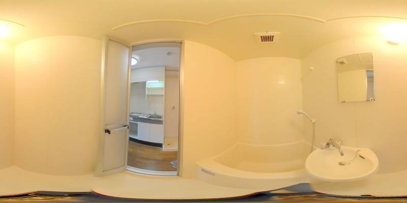 パノラマ画像バスルーム