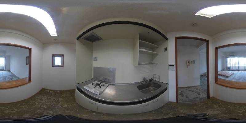 パノラマ画像キッチン