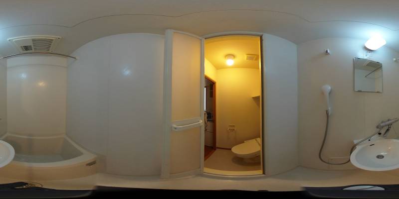 パノラマ画像バスルーム