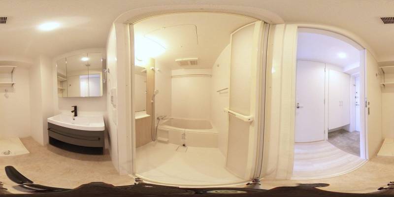 パノラマ画像バスルーム