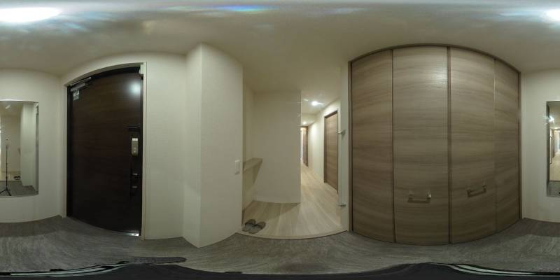 パノラマ画像玄関